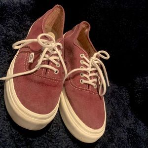 Size 8.5 womens Maroon Vans
